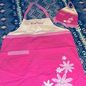 American Girl Matching Girl and Doll Apron Set